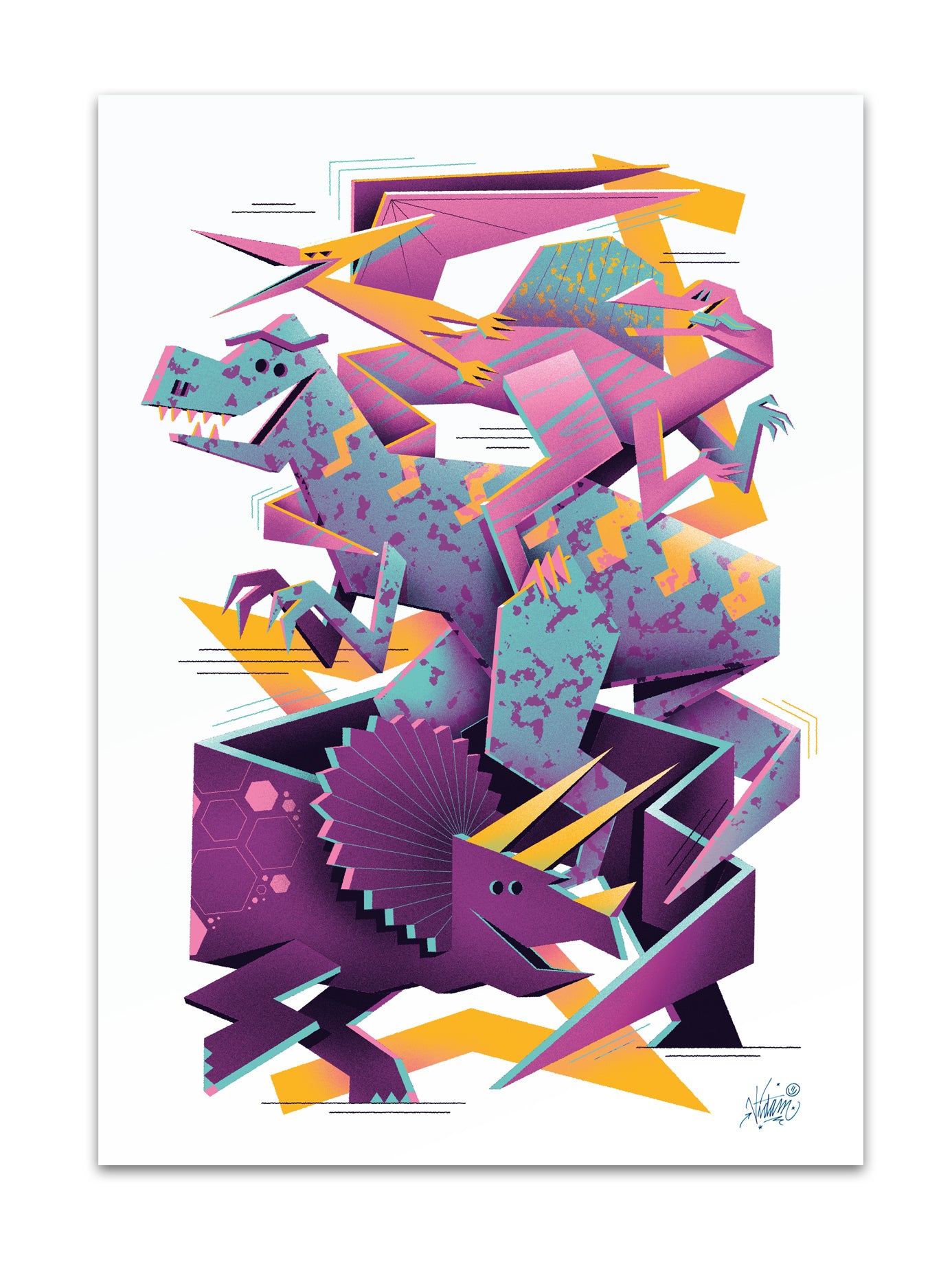 Dinos - Large Print