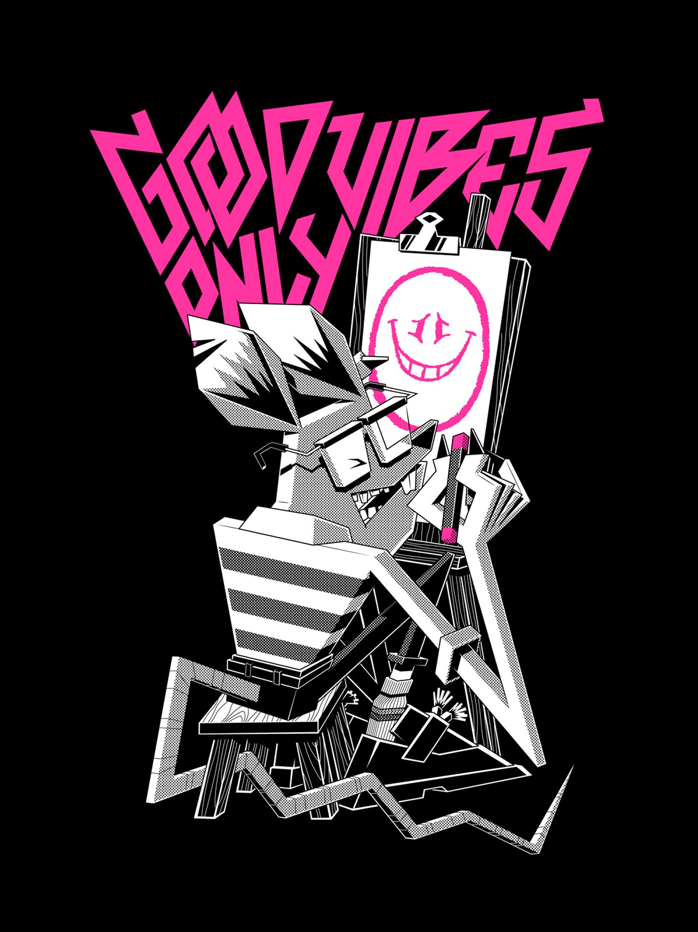 "Good vibes only" T-Shirt