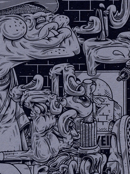 Cans bw - Lavender Edition