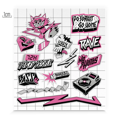 Reflective Berlin Sticker Artist Edition Vidam